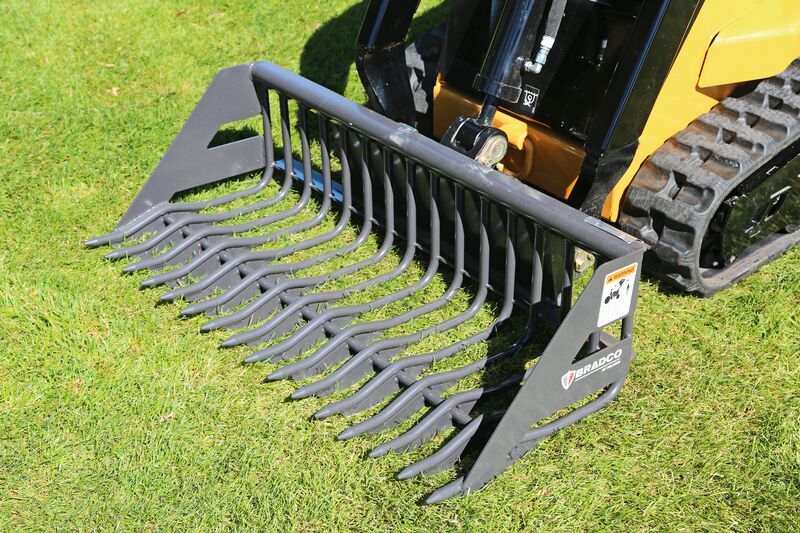 Rock bucket attachment