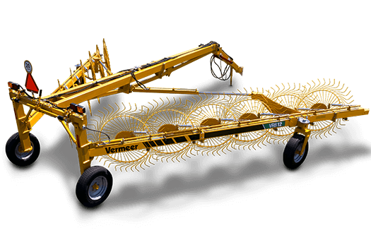Vermeer VRB12 high-capacity bifold wheel rake