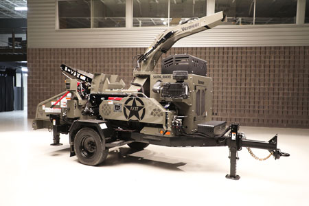 Annonce du nom du gagnant du broyeur de branches AX17 Vermeer et Saluting Branches