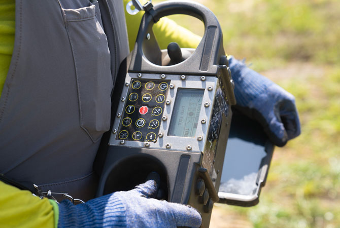 PD25R pile driver remote