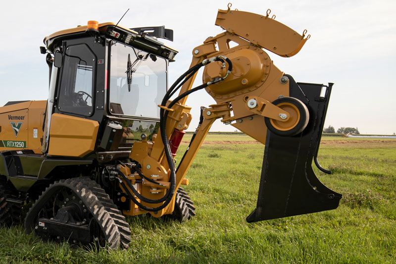 vibratory plow attachment