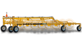 VRB16 High-Capacity Bifold Wheel Rake