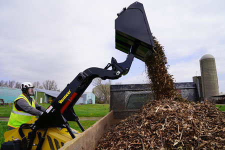 Vermeer high dump bucket