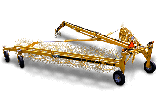 Vermeer VRB14 high-capacity bifold wheel rake