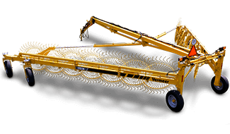 VRB14 High-Capacity Bifold Wheel Rake