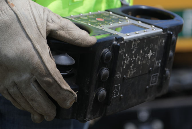 PD10R pile driver remote control